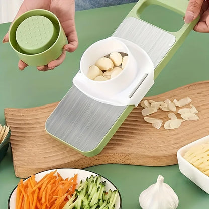 set Multifunctional Vegetable Slicer and Grater Set - Interchangeable Blades Manual Kitchen Tool Kit - for Potatoes