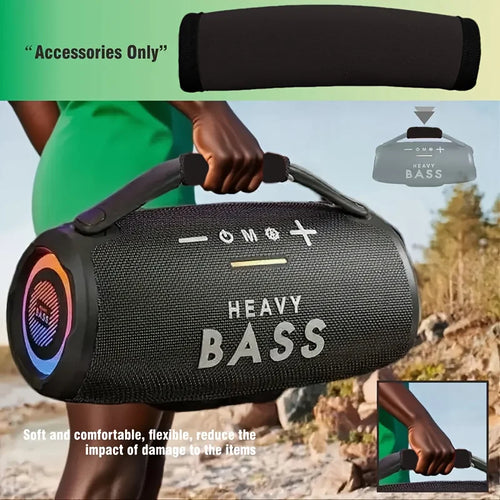 JBi Subwoofer Handheld Wristband Black Fabric Durable Comfortable Suitable for Car Audio Easter Christmas Gift