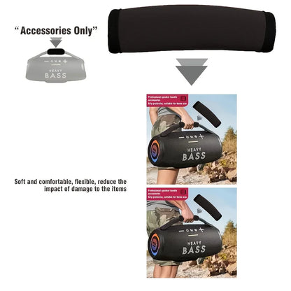 JBi Subwoofer Handheld Wristband Black Fabric Durable Comfortable Suitable for Car Audio Easter Christmas Gift